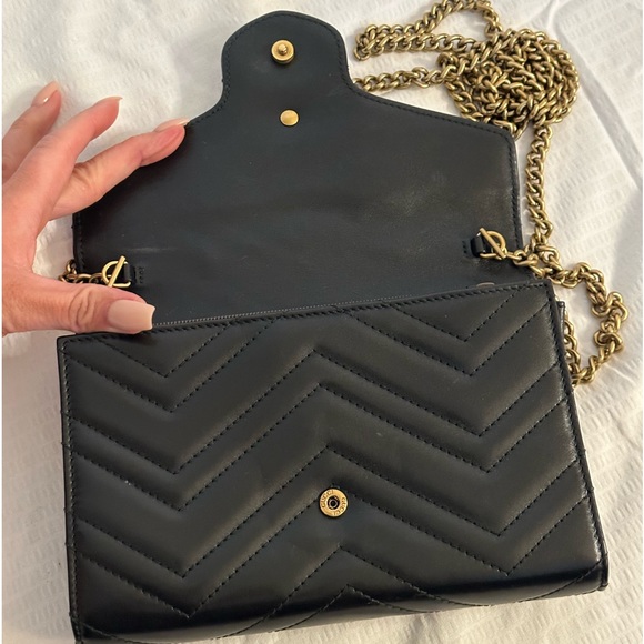 Gucci Marmont Chevron flap - Picture 8 of 11